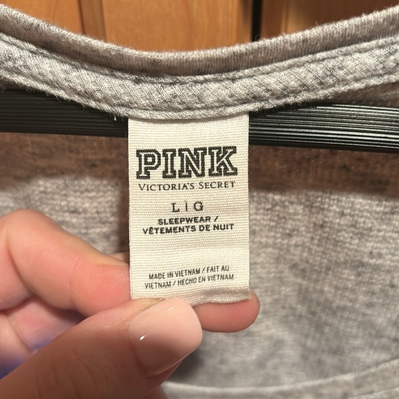 Victoria’s Secret “pink“ long sleeve warm winter shirt size large - Picture 3 of 5